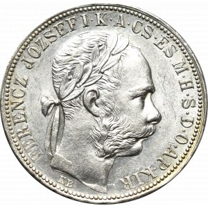 Hungary, Franz Joseph, 1 forint 1892, Kremnitz