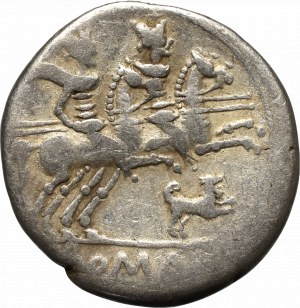 Roman Republic, Claudius Antestius, Denarius (146 BC)