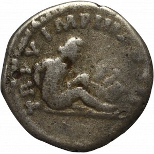 Cesarstwo Rzymskie, Lucjusz Werus, Denar - TRI VI IMP III COS II