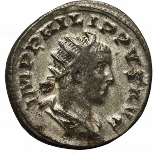 Cesarstwo Rzymskie, Filip II, Antoninian - SAECVLARES AVGG