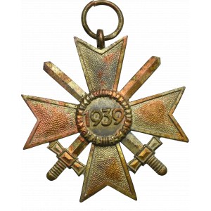 Niemcy, III Rzesza, Krzyż Zasługi Wojennej z mieczami II Klasy (KVK) - Julius Mosersen Idar Oberstein nad Nahe