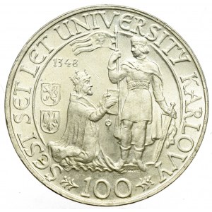 Czechoslovakia, 100 korona 1948