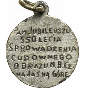 Polska, Medal pamiątka 550 lat obrazu Jasnogórskiego 1932
