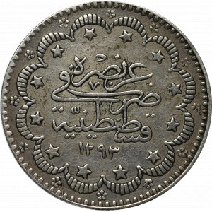 Ottoman Empire, 5 kurus 1896