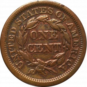 USA, 1 cent 1853