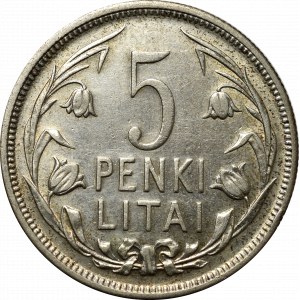 Lithuania, 5 litai 1925