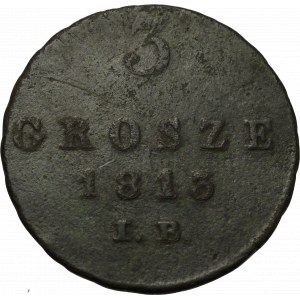 Duchy of Warsaw, 3 groschen 1813