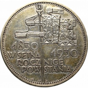 II Republic of Poland, 5 zloty 1930 November uprising