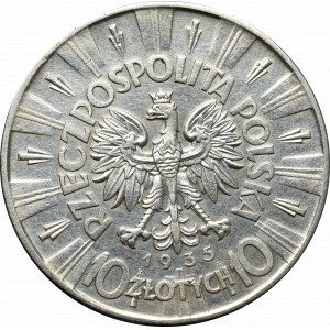 II Rzeczpospolita, 10 złotych 1935 Piłsudski