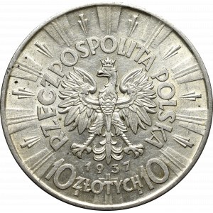 II Republic of Poland, 10 zloty 1937 Pilsudski