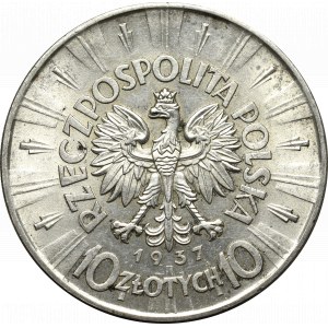 II Republic of Poland, 10 zloty 1937 Pilsudski