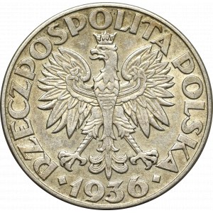 II Republic of Poland, 2 zloty 1936 Ship