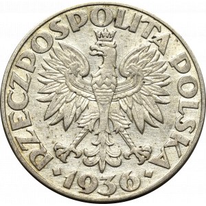 II Republic of Poland, 2 zloty 1936 Ship