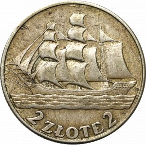 II Republic of Poland, 2 zloty 1936 Ship