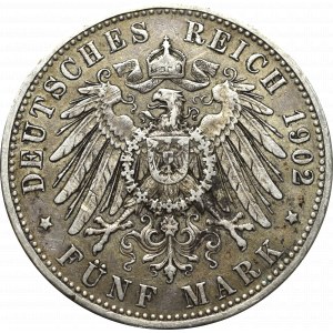 Germany, Bayern, 5 mark 1902