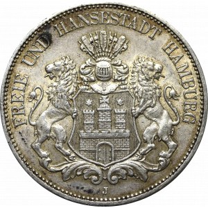 Germany, Hamburg, 5 mark 1913