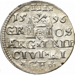 Sigismund III, 3 groschen 1596, Riga