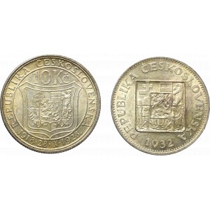 Czechosłowacja, zestaw 10 koron