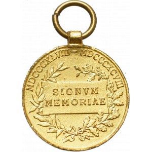 Austro-Węgry, Miniatura medalu Signum Memoriae