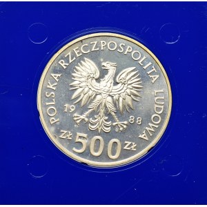 PRL, 500 złotych 1988 - Mundial