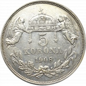 Węgry, Franciszek Józef, 5 koron 1908