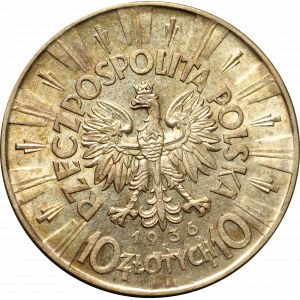 II Republic of Poland, 10 zloty 1936 Pilsudski