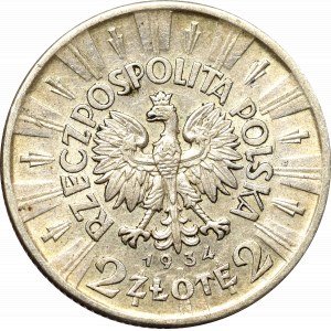 II Republic of Poland, 2 zloty 1934 Pilsudski