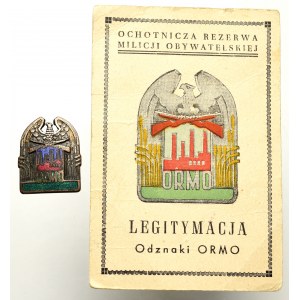 PRL, Odznaka ORMO z legitymacją