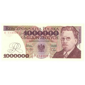 III RP, 1 mln złotych 1991 E