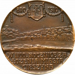 Polska, Medal w 100 rocznicę założenia Cieszyna 1910