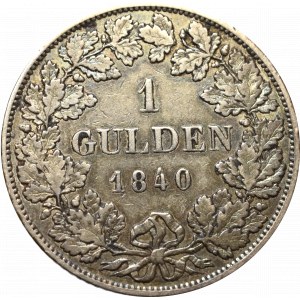 Niemcy, Wirtemberga, 1 gulden 1840