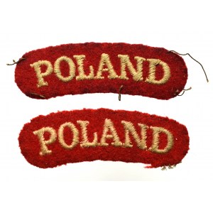 PSZnZ, Zestaw 2 naszywek POLAND