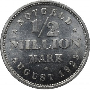 Niemcy, Hamburg, 1/2 miliona marek 1923
