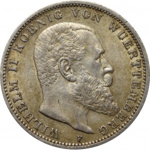 Germany, Wuertemberg, 3 mark 1914