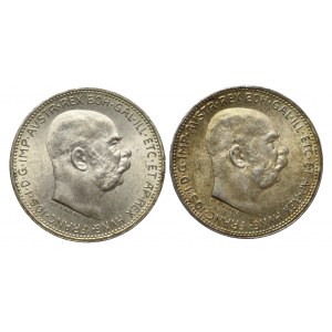 Austria, 1 corona 1915 (2 pcs)