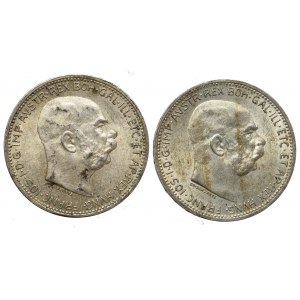 Austro-Węgry, 1 korona 1916 (2 egzemplarze)