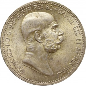 Austro-Węgry, Franciszek, 1 korona 1908, Wiedeń