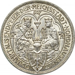 Niemcy, Republika Weimarska, 3 marki 1927 A Nordhausen