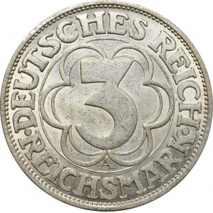 Niemcy, Republika Weimarska, 3 marki 1927 A Nordhausen