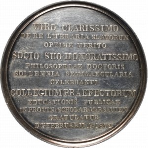 Medal 1842 Samuel Teofil, autorstwa Józefa Majnerta