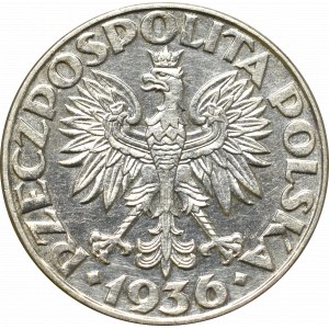 II Republic of Poland, 2 zloty 1936 Ship