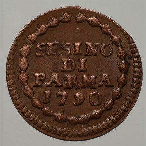 Włochy, Parma, 1 sesino 1790