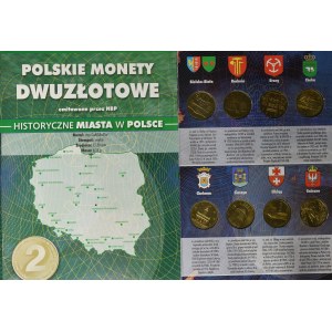 III RP, Komplet 2 złote GN Herby województw i historyczne miasta w Polsce