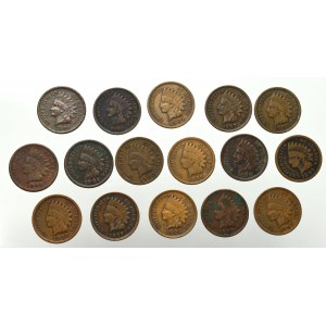 USA, Zestaw centów 1892-1907