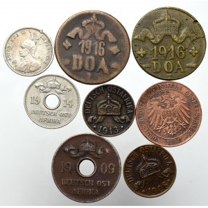 Niemiecka Afryka Wschodnia, zestaw monet