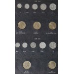 PRL, Kolekcja monet w klaserach rocznikowych 1949-1990