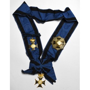 PRL, Krzyż Wielki z gwiazdą Orderu Virtuti Militari - wykonanie grawerskie