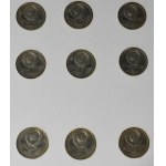 Rosja, Kolekcja monet 1921-1992 (w tym srebrne rubli i czerwona księga)