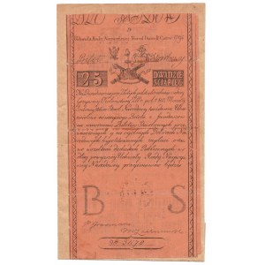 Insurekcja kościuszkowska, 25 złotych 1794 - druk reklamowy z okresu II RP