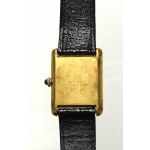 Zegarek damski Cartier Tank z szafirową koronką